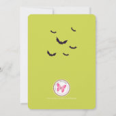 ハロウィーンカクテル 招待状 (裏面)