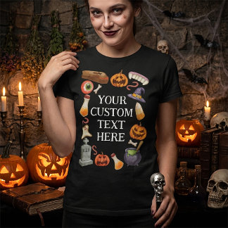ハロウィーンカスタムテキスト Tシャツ