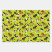 ハロウィーンカバリエールキングチャールズスパニエル犬 ラッピングペーパーシート (正面2)