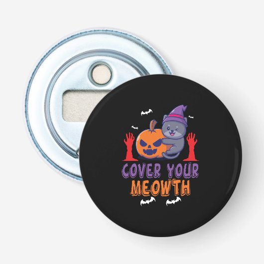 ハロウィーンカバーあなたのミース誕生日 栓抜き (正面)