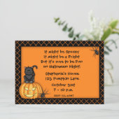 ハロウィーンカプキンキャット 招待状 (スタンド正面)