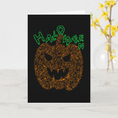 ハロウィーンカプキンホラーバイク カード (黄色い花)