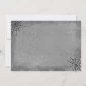 ハロウィーンカプキン彫刻パーティの招待状 招待状 (裏面)