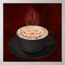 ハロウィーンカプチーノアートジャック・オ・ランタン