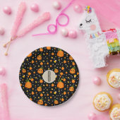 ハロウィーンカボチャお洒落ンパターンパーティー ペーパープレート (パーティー)