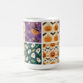 「ハロウィーンカボチャこうもりパタンマグカップ」 コーヒーマグカップ (中央)