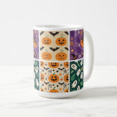 「ハロウィーンカボチャこうもりパタンマグカップ」 コーヒーマグカップ (正面右)