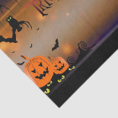 ハロウィーンカボチャこうもりブラックキャット巨大グリーンアイズ 薄葉紙 (詳細)