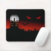 ハロウィーンカボチャこうもり&ウィッチズ#1 マウスパッド (マウス)