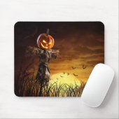 ハロウィーンカボチャこうもり&ウィッチ#4マウスパッド マウスパッド (マウス)