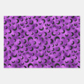 ハロウィーンカボチャこうもり&スカル ラッピングペーパーシート (正面)