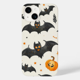 ハロウィーンカボチャとこうもりパターンヴィンテージ秋 Case-Mate iPhone 14ケース