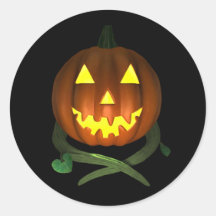 ハロウィーンカボチャとつる植物