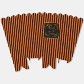 ハロウィーンカボチャのオレンジトリックまたはトリート フェイバーボックス (見開き)