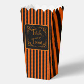 ハロウィーンカボチャのオレンジトリックまたはトリート フェイバーボックス (正面)