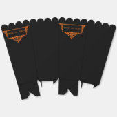 ハロウィーンカボチャのオレンジトリックまたはトリート フェイバーボックス (見開き)