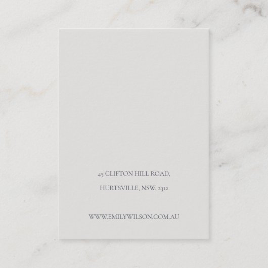 ハロウィーンカボチャのクモのWebヘアクリップディスプレイ 名刺 (裏面)