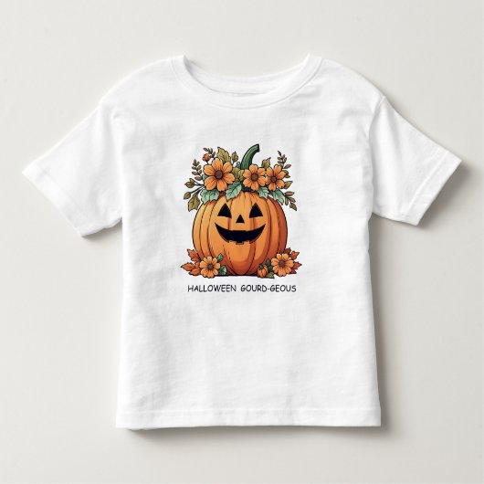 ハロウィーンカボチャのグルドガース トドラーTシャツ (正面)
