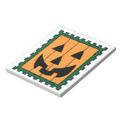 ハロウィーンカボチャのスタンプ ノートパッド (回転)