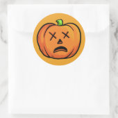 ハロウィーンカボチャのステッカー9 ラウンドシール (バッグ)
