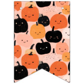 ハロウィーンカボチャのパッチ バンティングフラッグ (第1の旗)