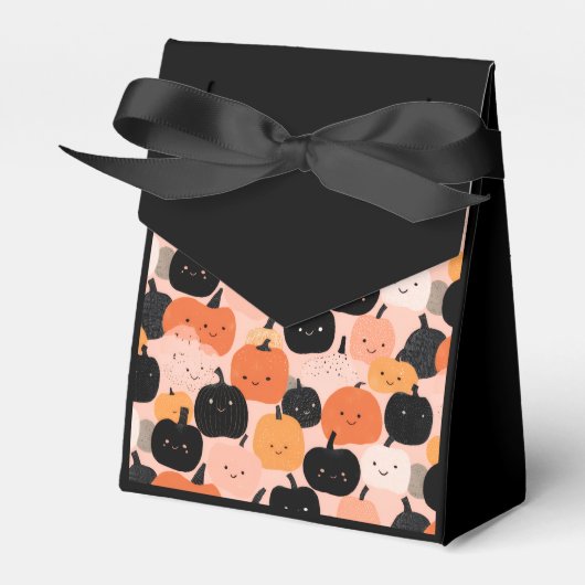 ハロウィーンカボチャのパッチ フェイバーボックス (正面サイド)