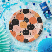 ハロウィーンカボチャのパッチ ペーパープレート (パーティー)