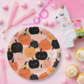 ハロウィーンカボチャのパッチ ペーパープレート (パーティー)