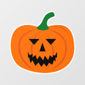 ハロウィーンカボチャの窓がしがみつく ウィンドウサイン (シート)