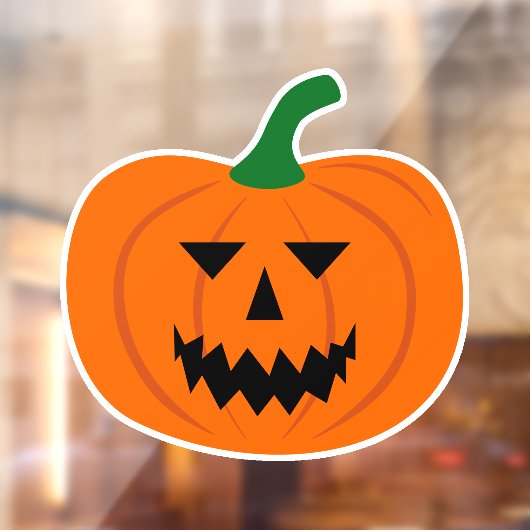 ハロウィーンカボチャの窓がしがみつく ウィンドウサイン (シート2)