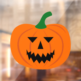 ハロウィーンカボチャの窓がしがみつく ウィンドウサイン