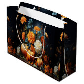 ハロウィーンカボチャの花 ラージペーパーバッグ (裏面アングル)