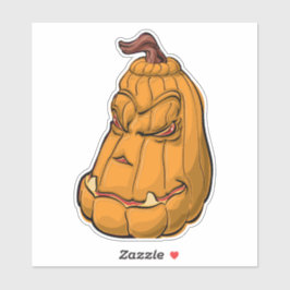 ハロウィーンカボチャイラストレーション シール