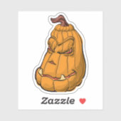 ハロウィーンカボチャイラストレーション シール (シート)
