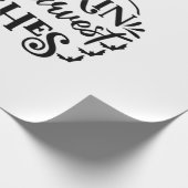 ハロウィーンカボチャキスハーベストウィーズ誕生日 ラッピングペーパー (角)