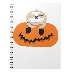ハロウィーンカボチャクラシックンスロスTシャツ ノートブック
