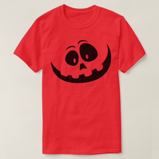 ハロウィーンカボチャハロウィーンのカボチャのちょうちんトリックまたはトリート Tシャツ (デザイン正面)