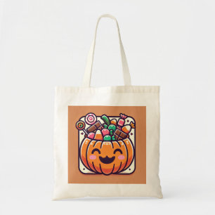 ハロウィーンカボチャバスケットエコバッグ トートバッグ