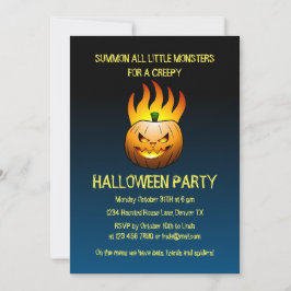 ハロウィーンカボチャパーティー 招待状