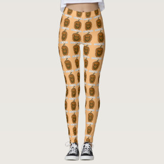 ハロウィーンカボチャレギンス レギンス