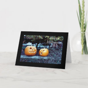 ハロウィーンカボチャ写真カード カード