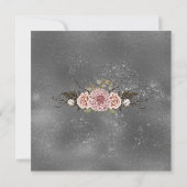 ハロウィーンカボチャ小さなブー赤ちゃんシャワー 招待状 (裏面)