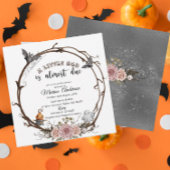 ハロウィーンカボチャ小さなブー赤ちゃんシャワー 招待状