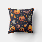 ハロウィーンカボチャ幽霊ピロークッション クッション (裏面)