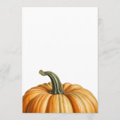 ハロウィーンカボチャ彫りパーティー 招待状 (裏面)