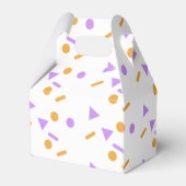 ハロウィーンカボチャ彫りブラックオレンジスプリンクル フェイバーボックス (裏面サイド)