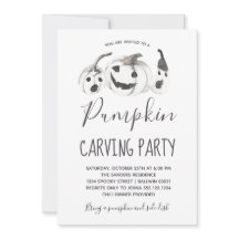 ハロウィーンカボチャ彫刻パーティー