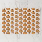 ハロウィーンカボチャ模様 ペーパーパッド (正面)