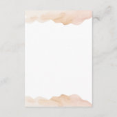 ハロウィーンカボチャ牛の小さなブーブブックベビー エンクロージャーカード (裏面)