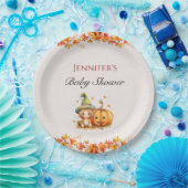 ハロウィーンカボチャ秋感謝祭ベイビーシャワー ペーパープレート (パーティー)